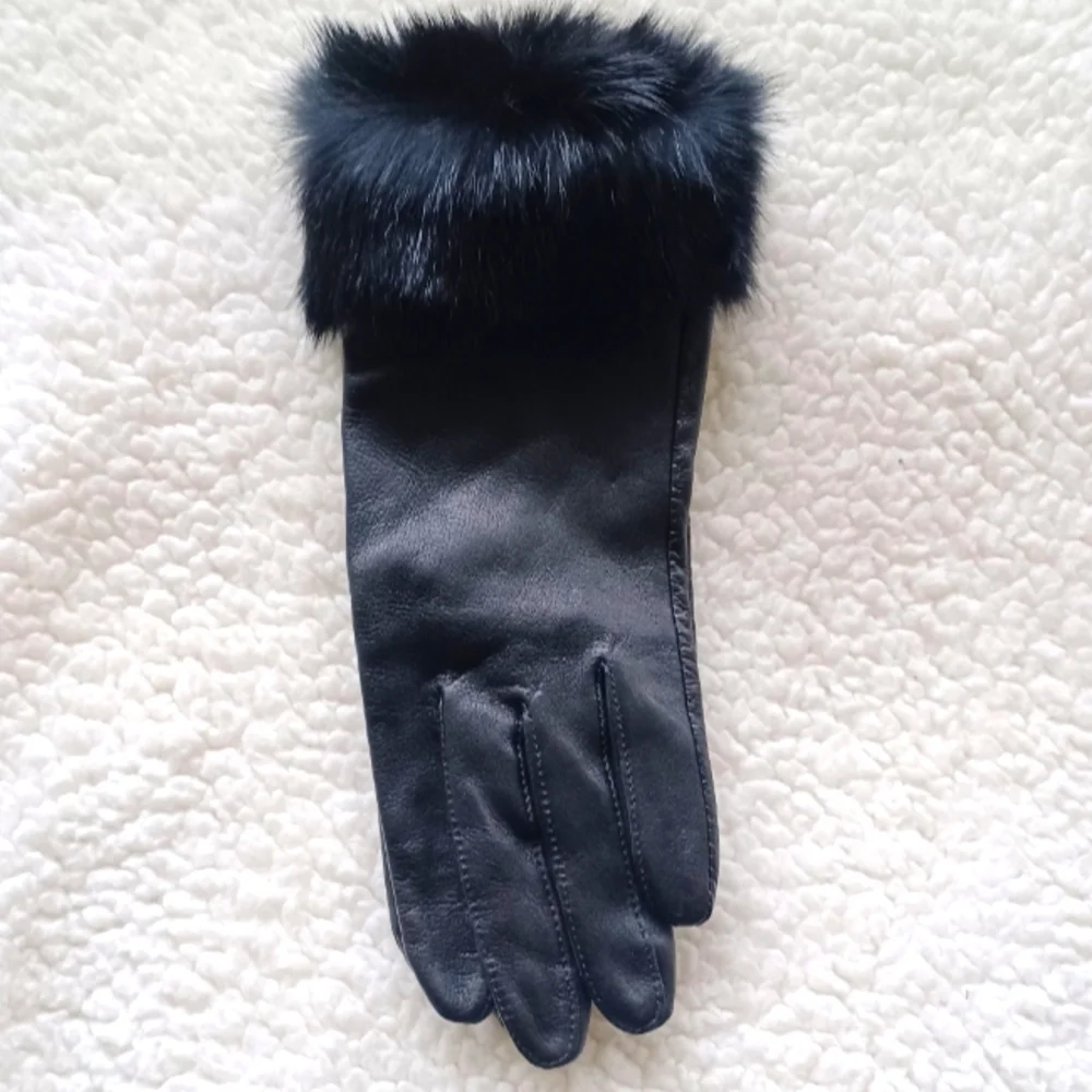 XMAS SALE🎄FABULOUS DEAL!😍🧤Beautiful Leather Gloves!!💕 - Picture 4 of 12